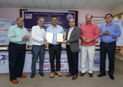 Dr. Sandeep Tomar <br>Excellence in Leadership Award <br>Bhartiya Skill Development University, Jaipur